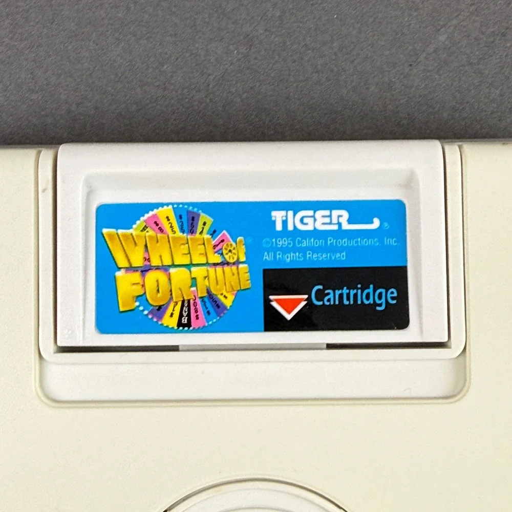 Tiger Wheel of Fortune Game 1995 Handheld Electronic Game - TESTED